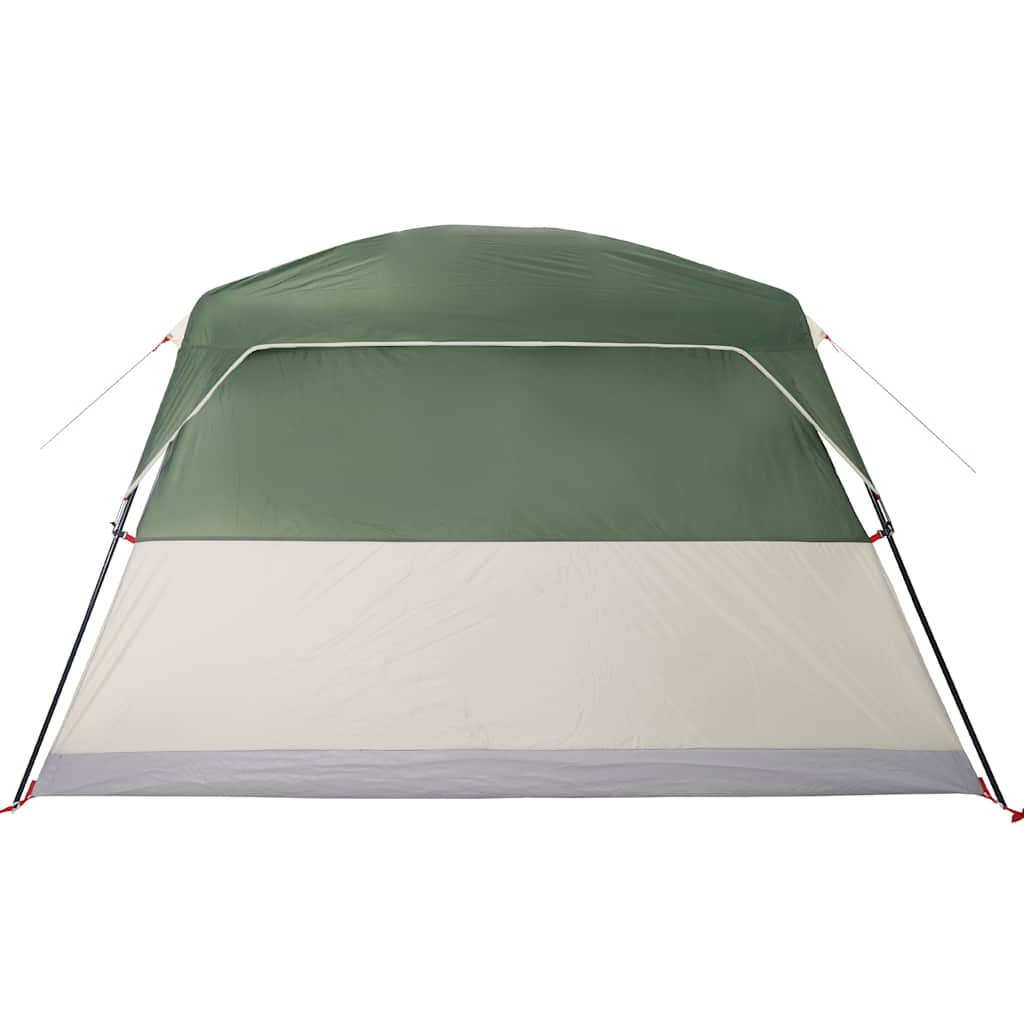 Camping Tent Cabin 4-Person Green Waterproof