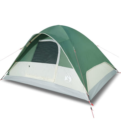 Family Tent Dome 6-Person Green Waterproof