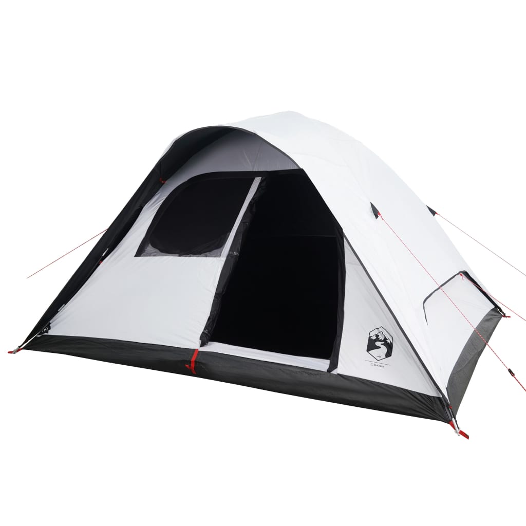 Family Tent Dome 6-Person White Blackout Fabric Waterproof