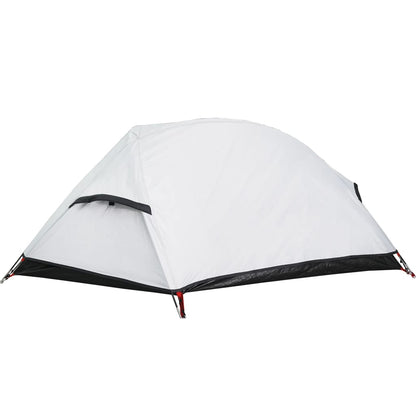 Camping Tent Dome 1-Person White Blackout Fabric Waterproof