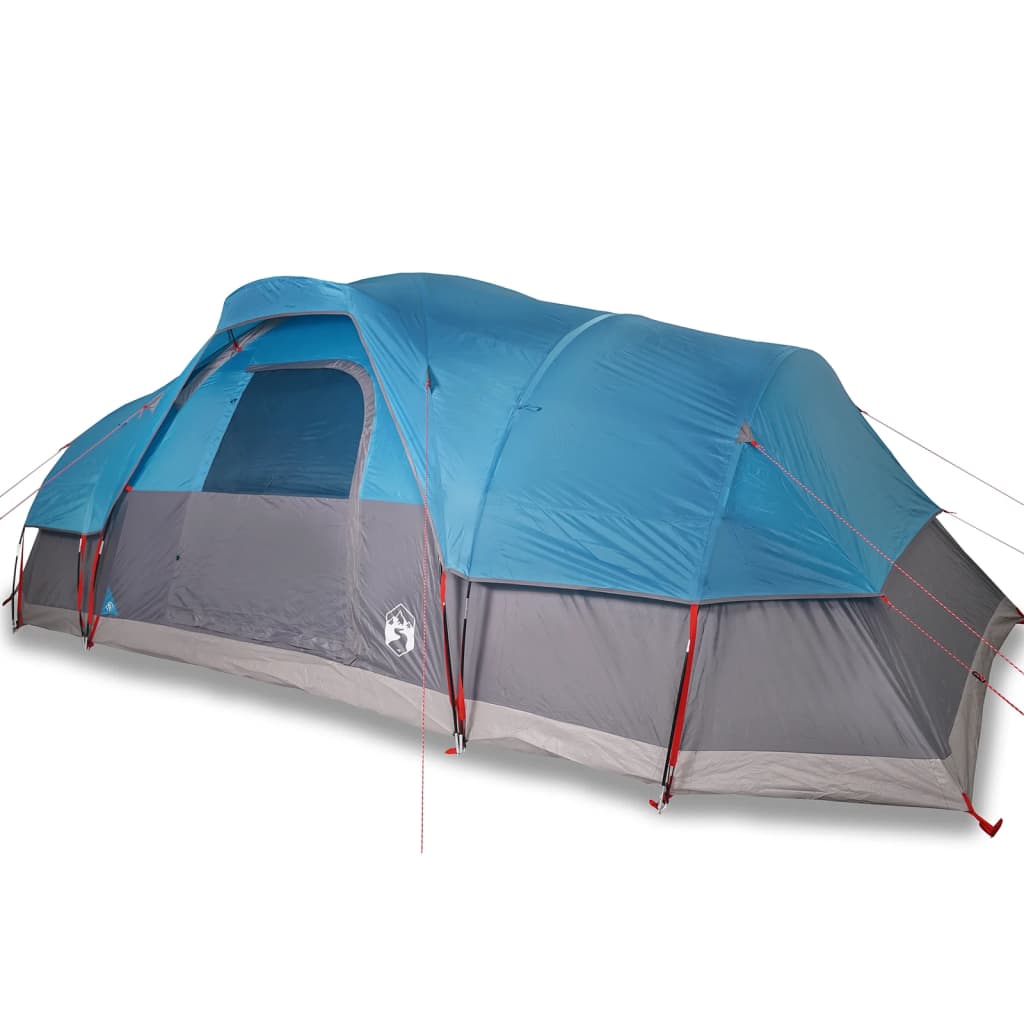 Family Tent Dome 11-Person Blue Waterproof