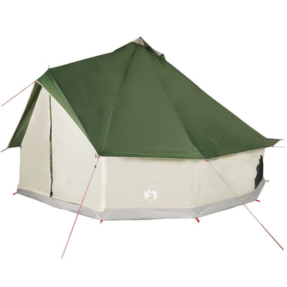 Family Tent Tipi 12-Person Green Waterproof