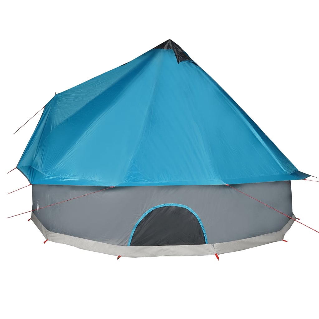 Family Tent Tipi 12-Person Blue Waterproof