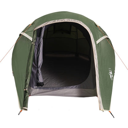 Camping Tent Tunnel 3-Person Green Waterproof