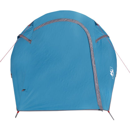 Camping Tent Tunnel 3-Person Blue Waterproof