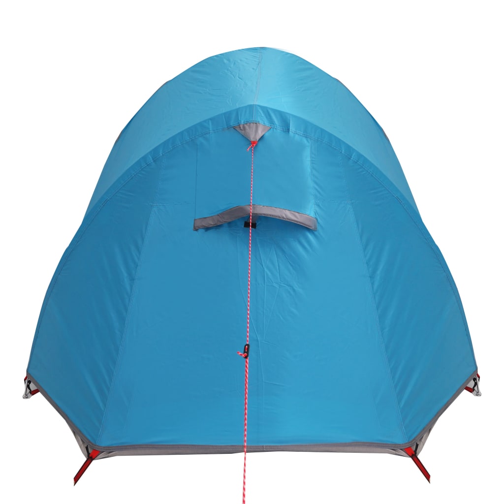 Camping Tent Tunnel 3-Person Blue Waterproof