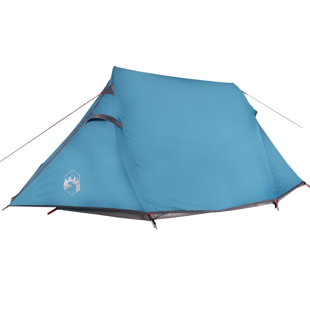 Camping Tent Tunnel 2-Person Blue Waterproof