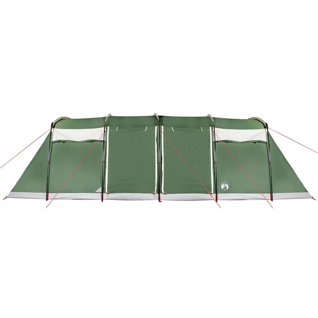 Family Tent Tunnel 8-Person Green Waterproof