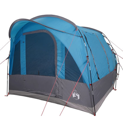 Camping Tent Tunnel 3-Person Blue Waterproof