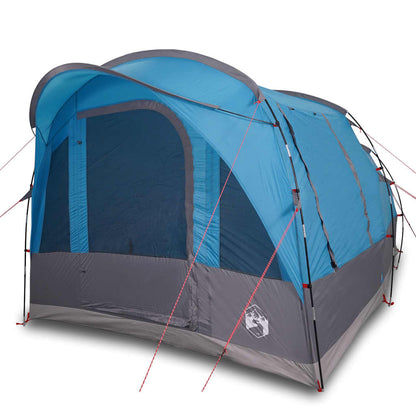 Camping Tent Tunnel 3-Person Blue Waterproof