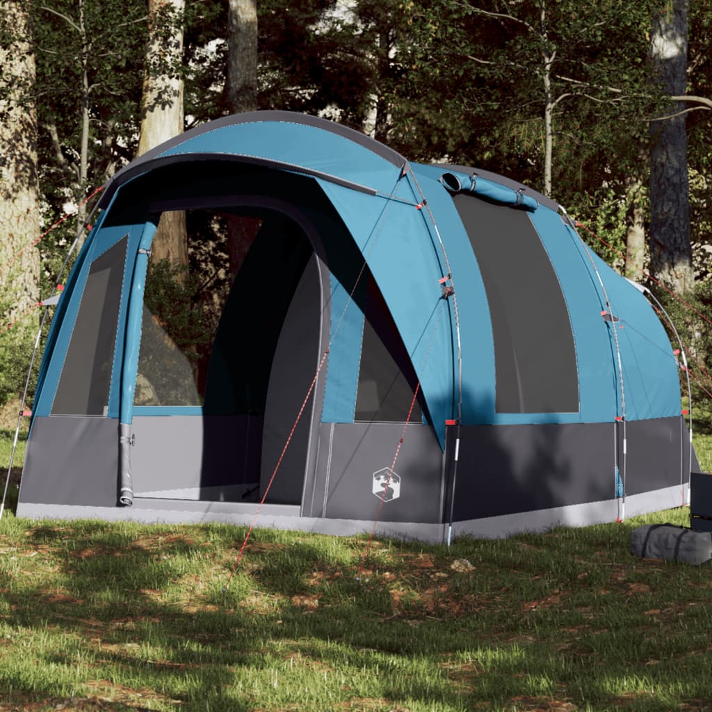 Camping Tent Tunnel 3-Person Blue Waterproof