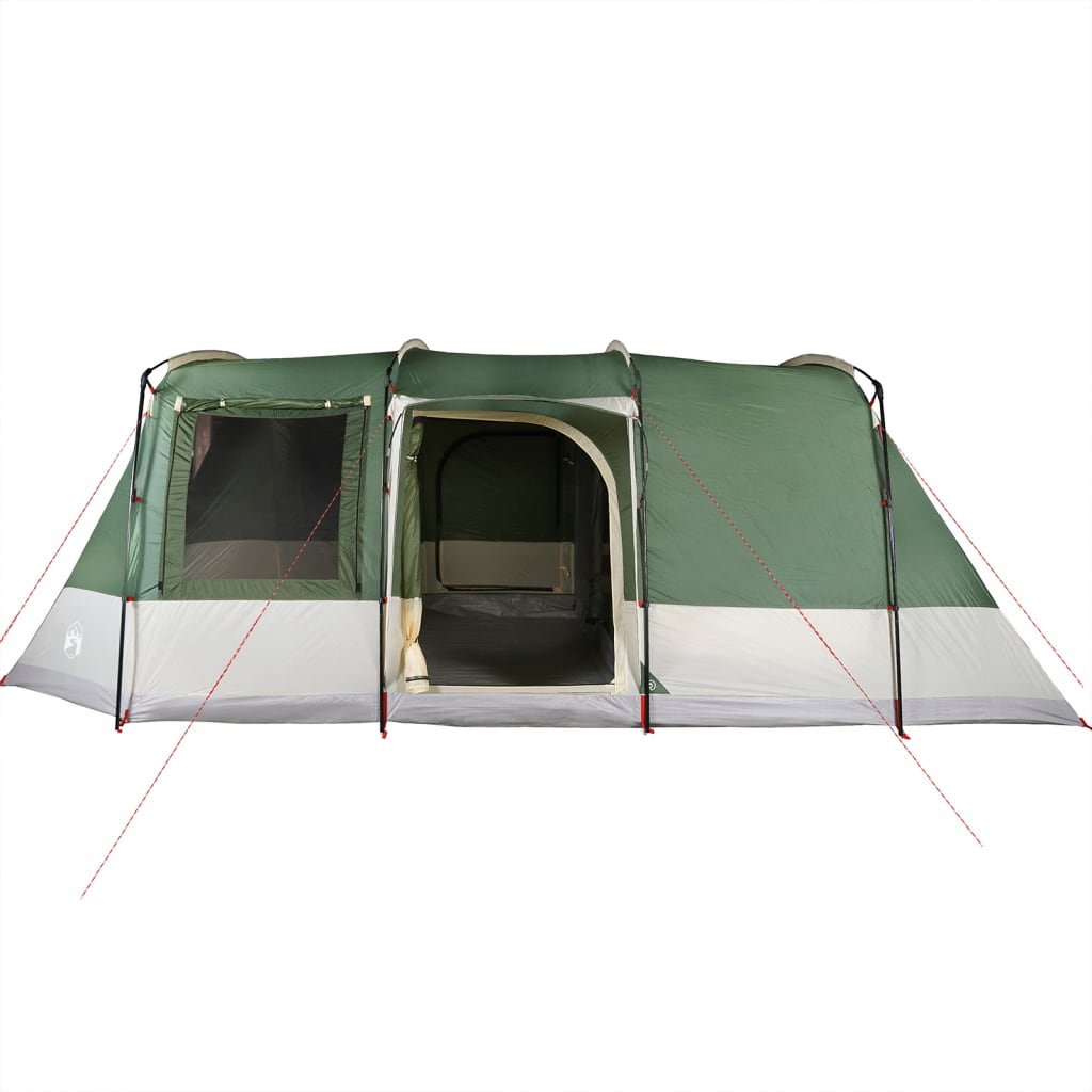 Camping Tent Tunnel 4-Person Green Waterproof