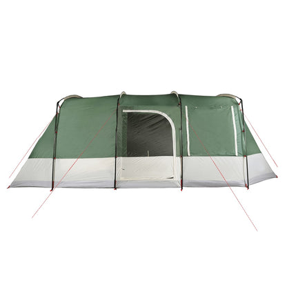 Camping Tent Tunnel 4-Person Green Waterproof