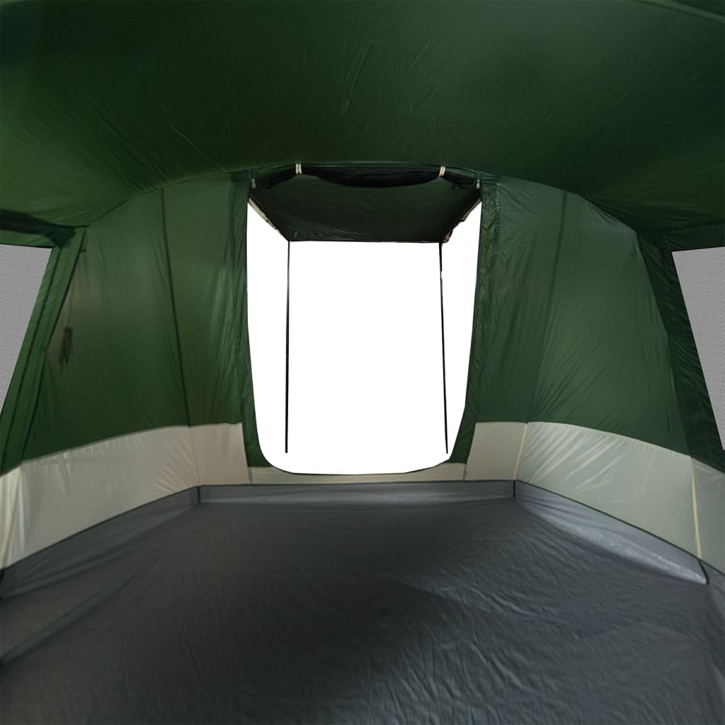 Camping Tent Tunnel 4-Person Green Waterproof