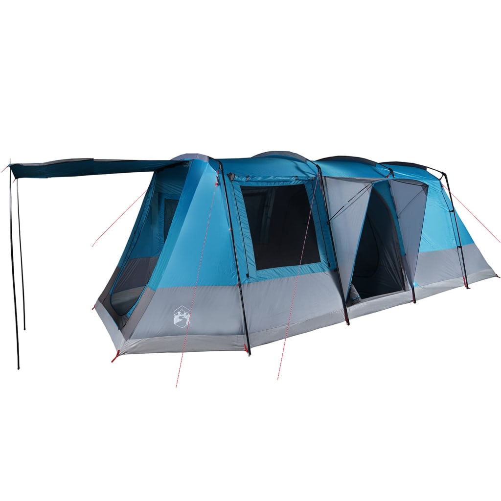 Camping Tent Tunnel 4-Person Blue Waterproof