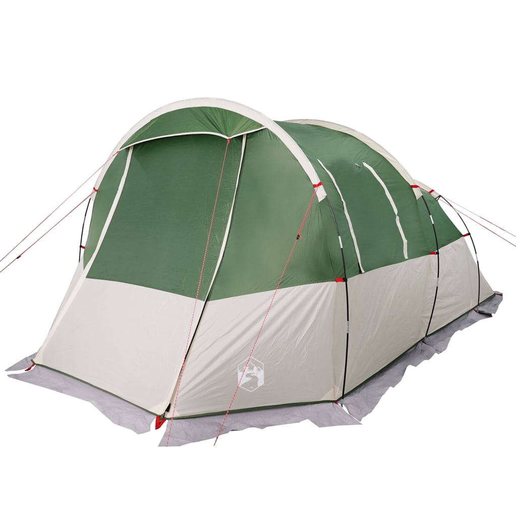 Camping Tent Tunnel 4-Person Green Waterproof