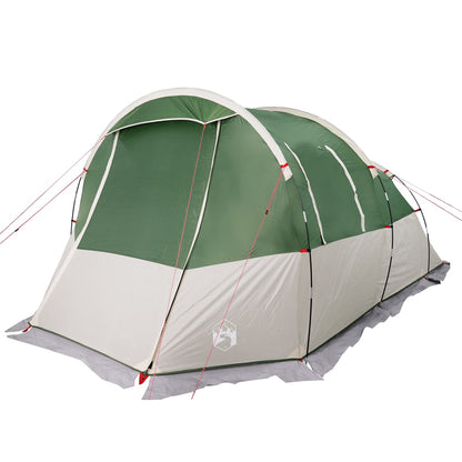 Camping Tent Tunnel 4-Person Green Waterproof