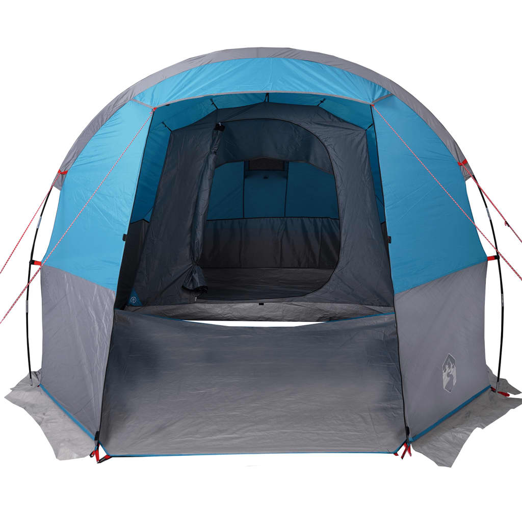 Camping Tent Tunnel 4-Person Blue Waterproof