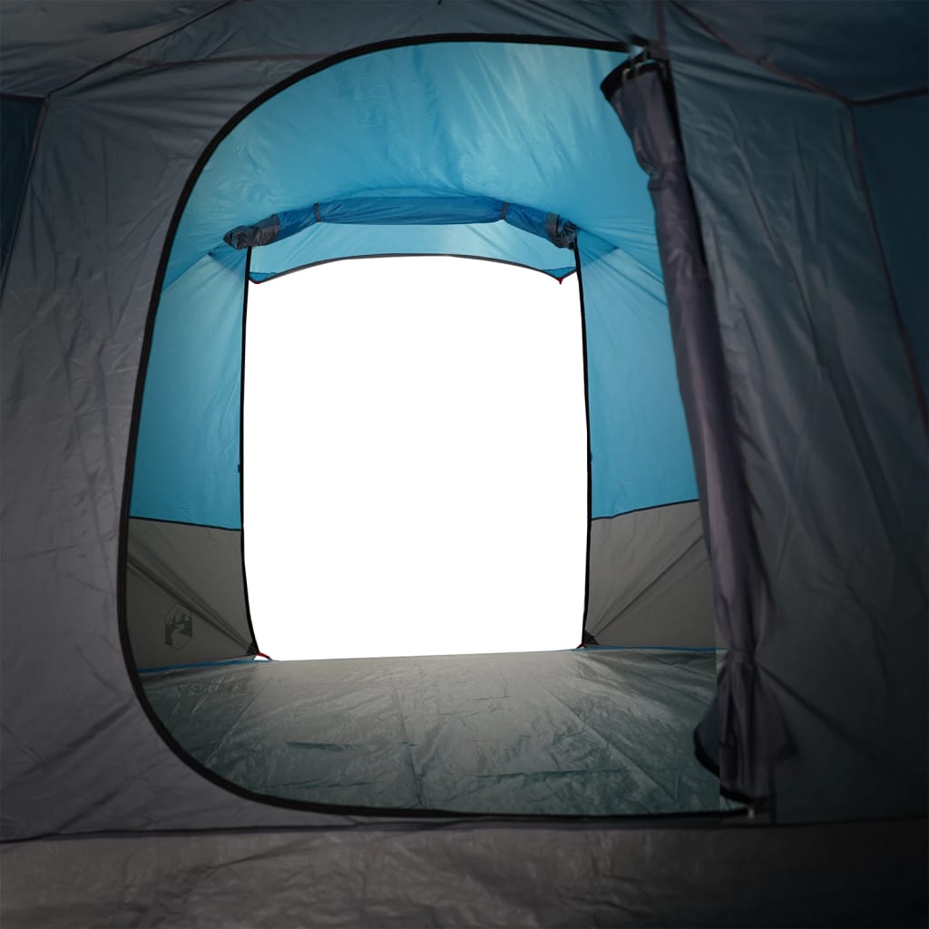 Camping Tent Tunnel 4-Person Blue Waterproof