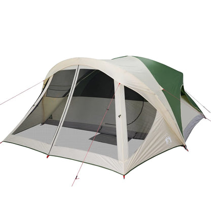 Family Tent Cabin 6-Person Green Waterproof