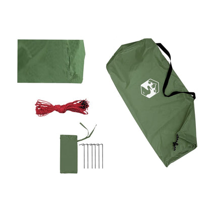 Camping Tarp Green 300x294 cm Waterproof