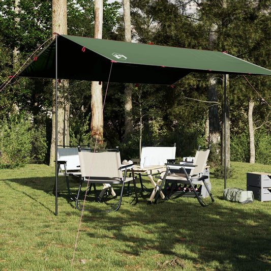 Camping Tarp Green 360x294 cm Waterproof