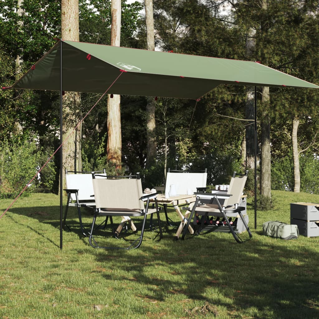 Camping Tarp Green 400x294 cm Waterproof