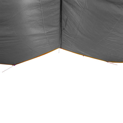 Camping Tarp Grey and Orange 400x294 cm Waterproof