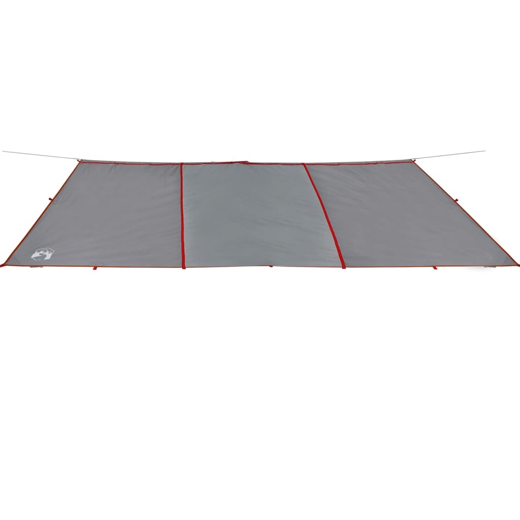 Camping Tarp Grey and Orange 420x440 cm Waterproof