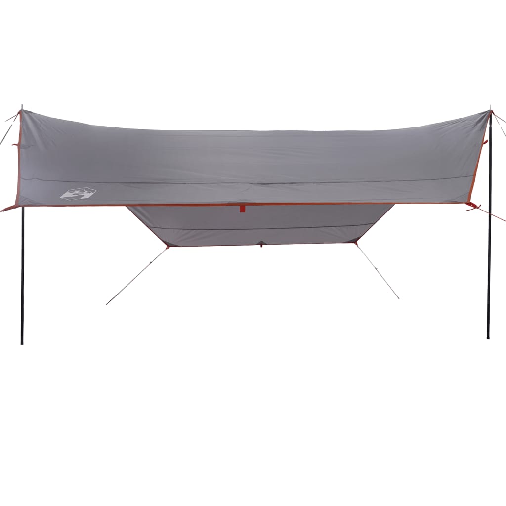 Camping Tarp Orange 430x380x210 cm Waterproof