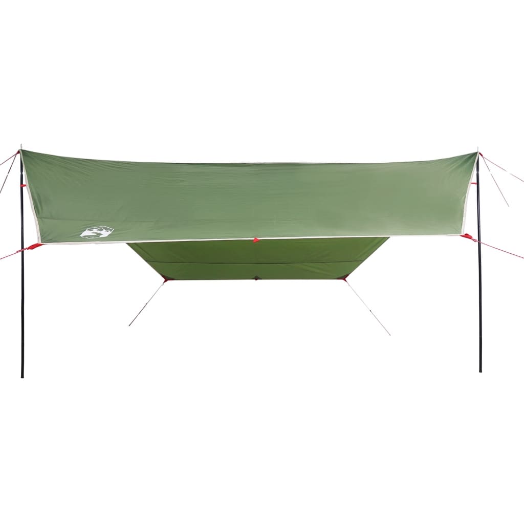 Camping Tarp Green 430x380x210 cm Waterproof