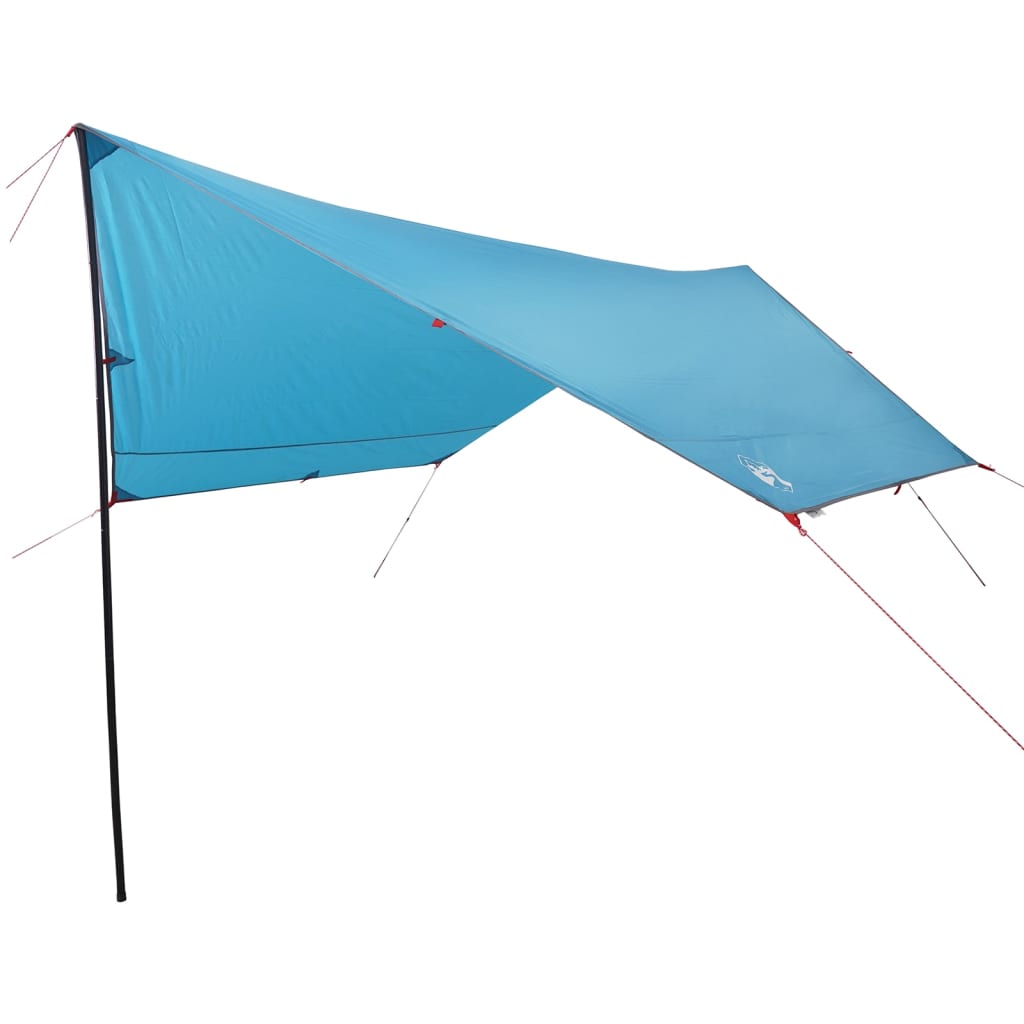 Camping Tarp Blue 430x380x210 cm Waterproof