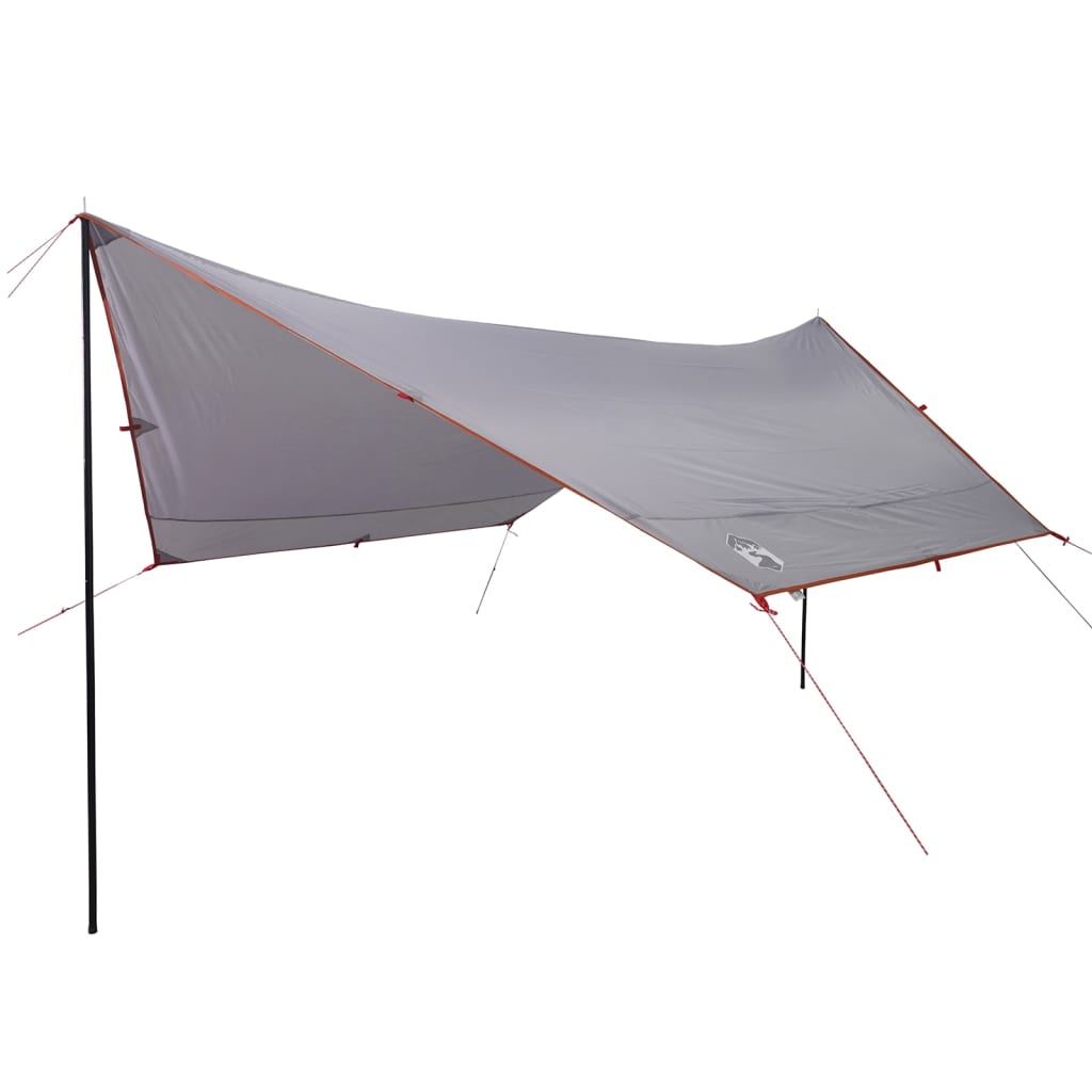 Camping Tarp Orange 430x380x210 cm Waterproof