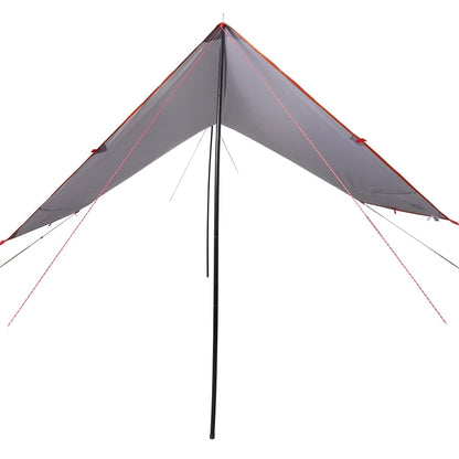 Camping Tarp Orange 430x380x210 cm Waterproof