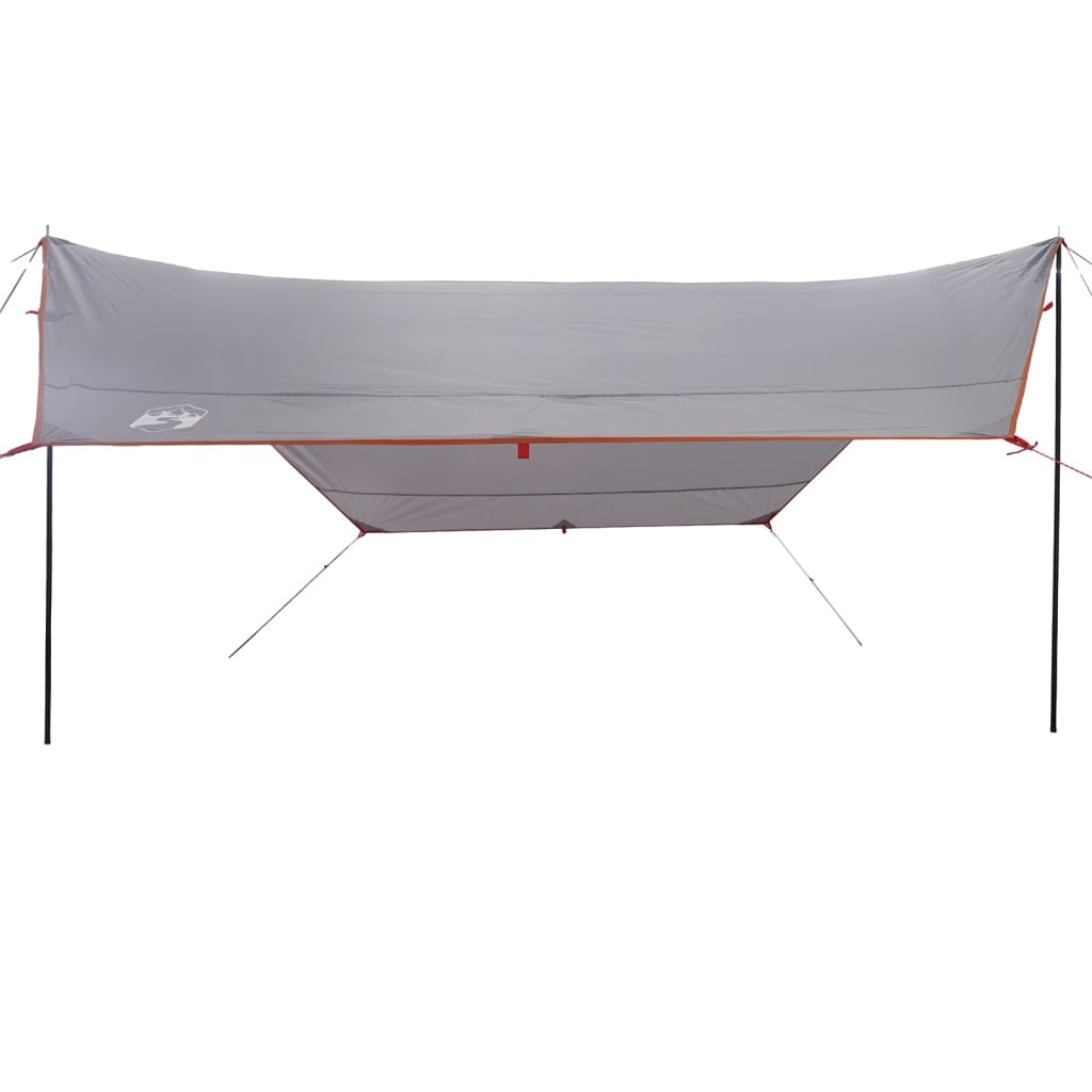 Camping Tarp Orange 430x380x210 cm Waterproof