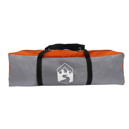 Camping Tarp Orange 430x380x210 cm Waterproof