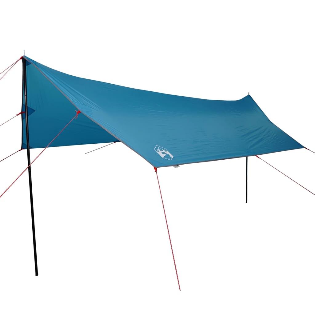 Camping Tarp Blue 460x305x210 cm Waterproof