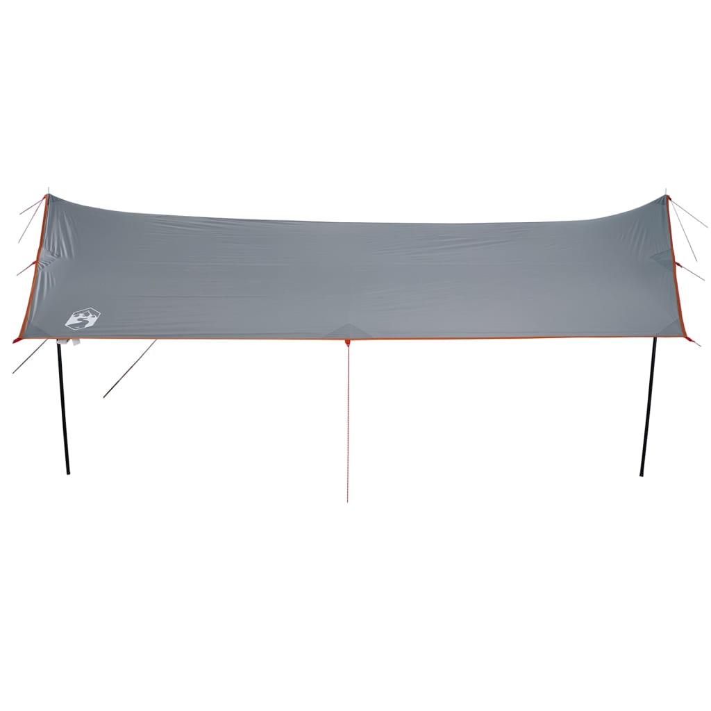 Camping Tarp Orange 460x305x210 cm Waterproof