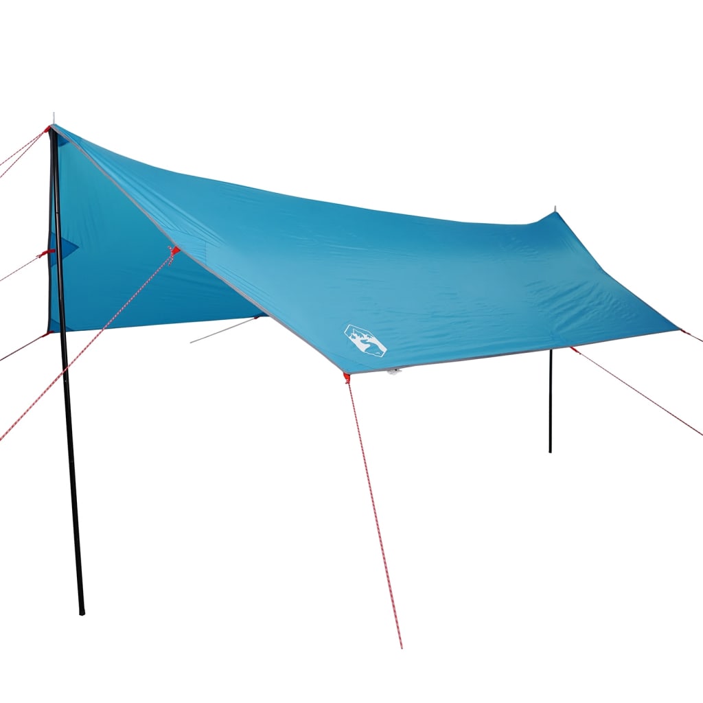 Camping Tarp Blue 460x305x210 cm Waterproof