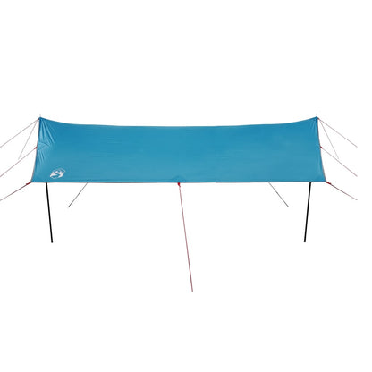 Camping Tarp Blue 460x305x210 cm Waterproof