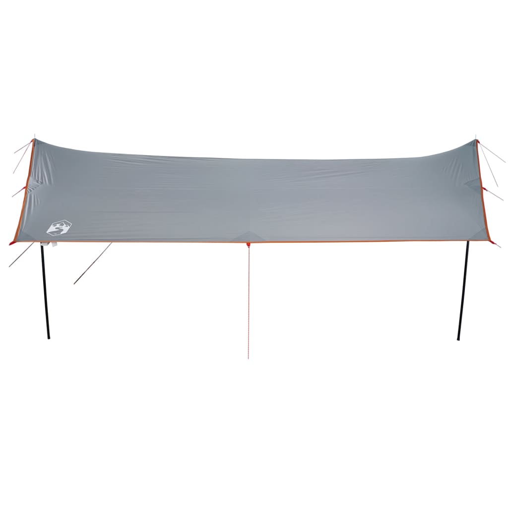 Camping Tarp Orange 460x305x210 cm Waterproof