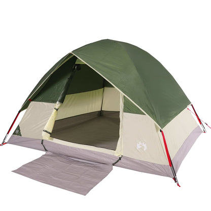 Camping Tent Dome 2-Person Green Waterproof