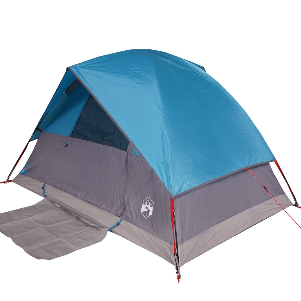 Camping Tent Dome 2-Person Blue Waterproof