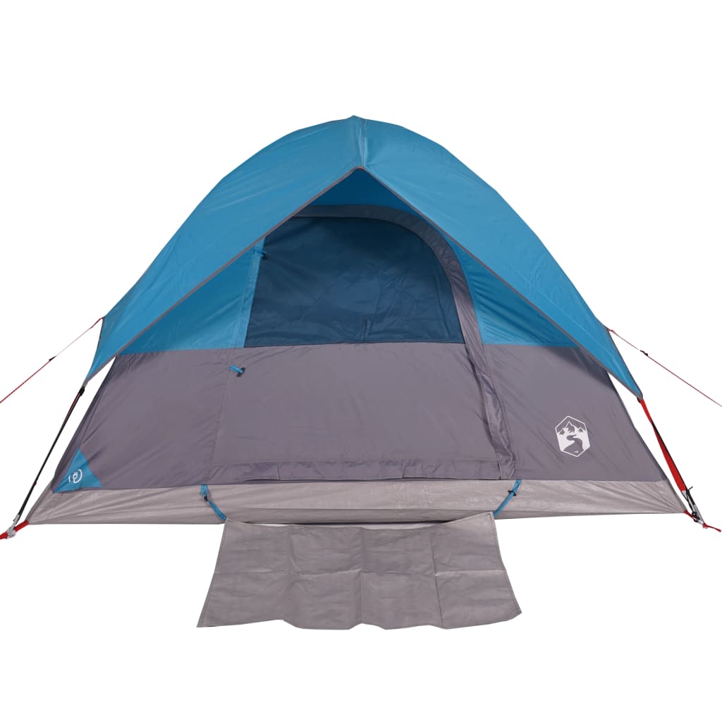 Camping Tent Dome 2-Person Blue Waterproof