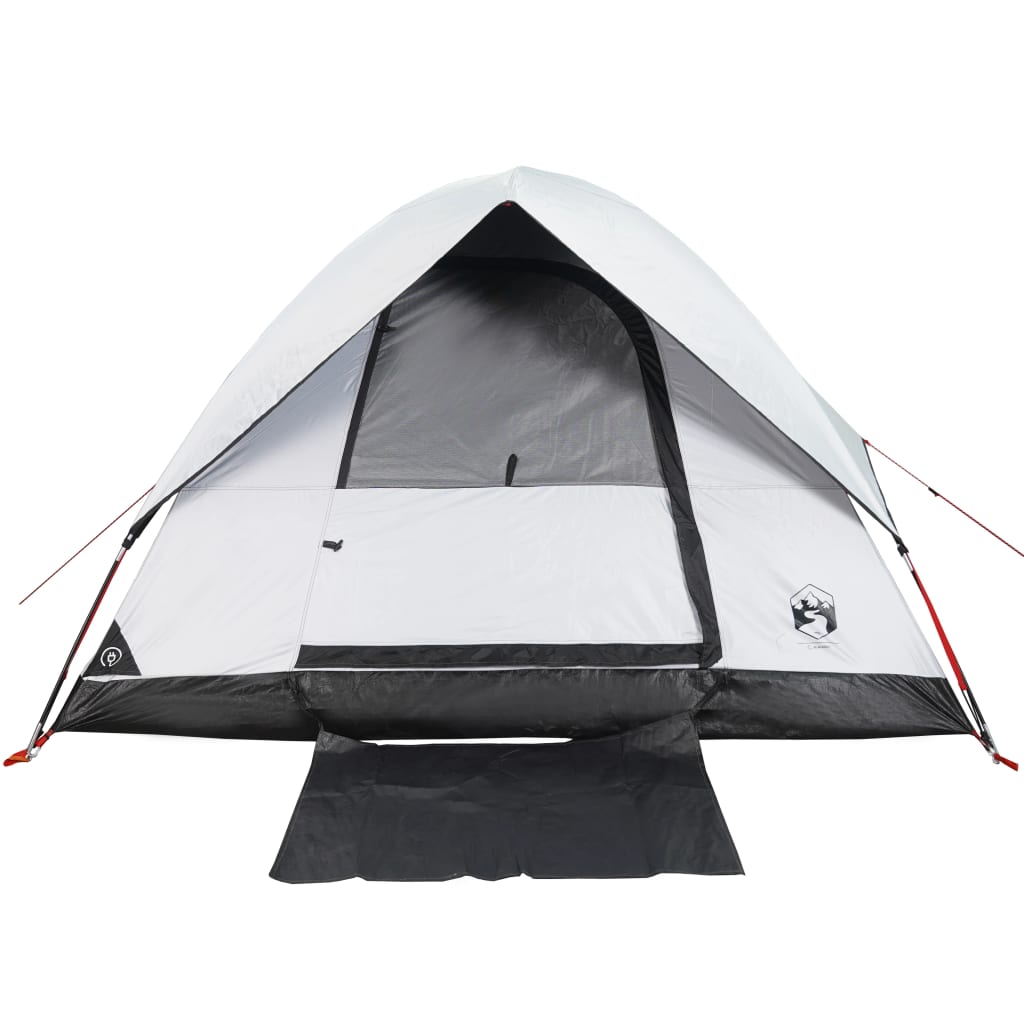 Camping Tent Dome 2-Person White Blackout Fabric Waterproof