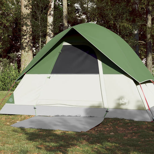 Camping Tent Dome 3-Person Green Waterproof