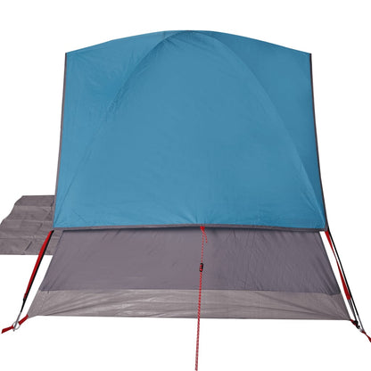 Camping Tent Dome 3-Person Blue Waterproof