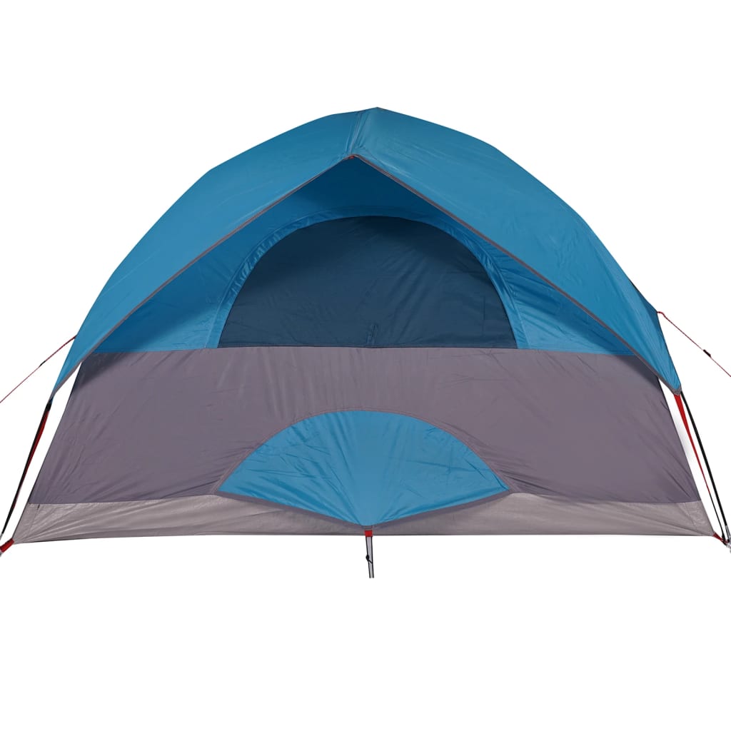 Camping Tent Dome 3-Person Blue Waterproof