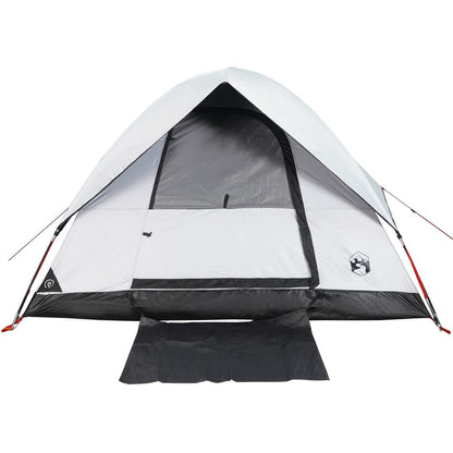 Camping Tent Dome 3-Person White Blackout Fabric Waterproof