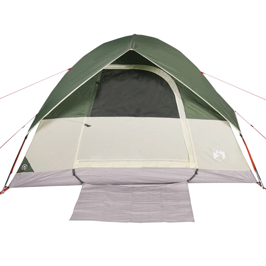 Family Tent Dome 6-Person Green Waterproof